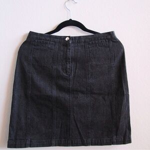 JONES NY Signature Dark Denim Skirt Size 8